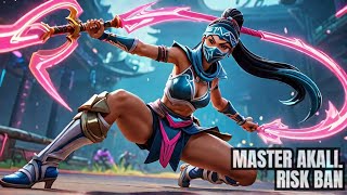 WARNING Akali Combos That Will Get You BANNED [upl. by Ahserkal]