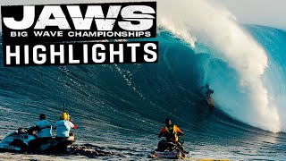 JAWS BIG WAVE SURFING CHAMPIONSHIPS  WSL Highlights [upl. by Kohsa]