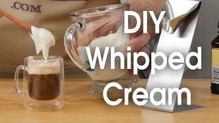 DIY whipped cream in 60 seconds [upl. by Yolanda115]