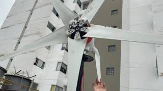 Instalación de un GENERADOR EÓLICO para alimentar ARTEFACTOS ELÉCTRICOS [upl. by Aemat346]