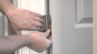 How to Remove or Replace Interior Door Hinges [upl. by Arihppas574]