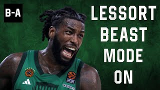 Mathias Lessort BEAST MODE ON [upl. by Erdnaed]