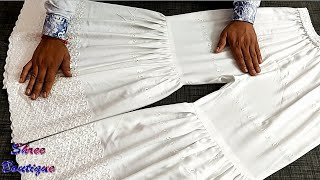 Sharara full cutting and stitching with easy tips  Make Sharara Step By Step with Full Tutorial [upl. by Akyre]