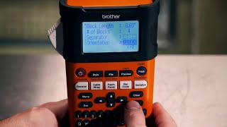 Brother PTE300 Handheld Industrial Labeler [upl. by Ydassac207]