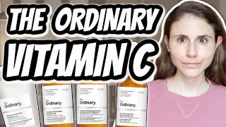 ALL THE ORDINARY VITAMIN C PRODUCTS Dermatologist Review  Dr Dray [upl. by Adelaja]