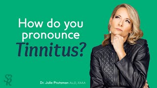 How do you pronounce tinnitus [upl. by Grimbald]