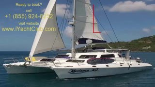 Best BVI Crewed Yacht Charters  Catamaran Karizma Tour [upl. by Nnaoj56]