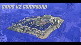 FiveM MLO Crips V2 Compound [upl. by Anaujik]