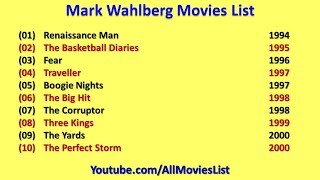 Mark Wahlberg Movies List [upl. by Tenaj452]