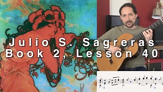 Sagreras  Book 2 Lesson 40 [upl. by Aihsiek]