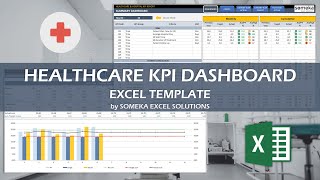 Healthcare KPI Dashboard Excel Template  23 Key Metrics for Healthcare Industry [upl. by Retxab374]