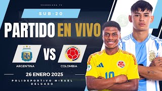 🔴 Colombia vs Argentina EN VIVO  Sudamericano Sub20 [upl. by Zita743]