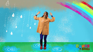 Preschool Learn to Dance Drip Drop Rain [upl. by Hadria]