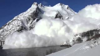 Worlds Biggest Avalanche  2 contrasting views [upl. by Lull702]