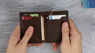 5S Wallet Review  RFID Blocking front pocket minimalist mens travel wallet Funded on Kickstarter [upl. by Curr746]