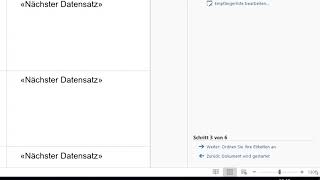Word Excel Seriendruck Etiketten [upl. by Llevad619]