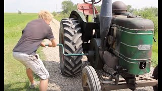 How to start a Field Marshall Tractor [upl. by Derrej962]