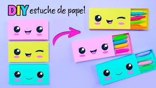 Manualidades con Papel  Cajitas de Papel DIY Estuche Lapicera  Tutorial Origami [upl. by Pauletta866]