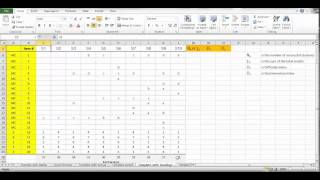 Using Excel  Test Item Analysis Sorting the Test Scores [upl. by Fougere116]