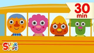 The Wheels On The Bus  featuring Noodle amp Pals   More Kids Songs from Super Simple Songs [upl. by Firooc879]