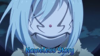 『Lyrics AMV』 Tensei Shitara Slime Datta Ken OP 1 Full 【 Nameless Story  Takuma Terashima 】 [upl. by Atiuqiram]