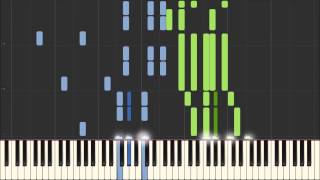 Dmitri Shostakovich  Waltz No 2 Piano Tutorial Synthesia [upl. by Cod677]