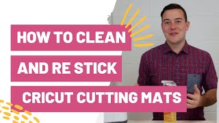 How To Clean And Re Stick Your Cricut Cutting Mats [upl. by Ongun]