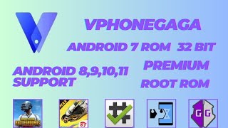 VPhoneGaga Apk V2123238 32 Bit  Premium  Android 7 ROM  Android 8 amp 14 Saport  100 Warking [upl. by Jarib]