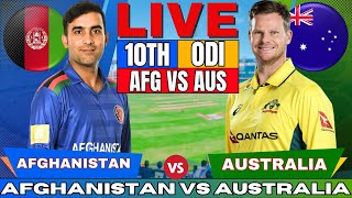 AFG vs AUS Match 10  Live Cricket Match Today  Afghanistan vs Australia  CT 2025 [upl. by Aivatnuhs]