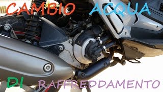 TUTORIAL sostituzione acqua di raffreddamento del motore [upl. by Limhaj]