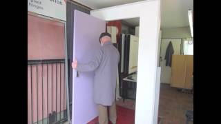 How to install a pivot door in under 5 minutes  The TR35 Pivot Kit [upl. by Fabozzi]