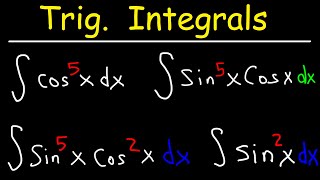 Trigonometric Integrals [upl. by Enirehtak]