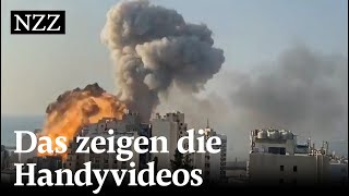 Explosionen in Beirut Das zeigt die Videoanalyse [upl. by Cassius576]