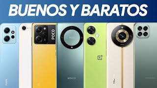 Los 11 MEJORES móviles buenos y baratos  TOP Celulares 2024 [upl. by Odnala]