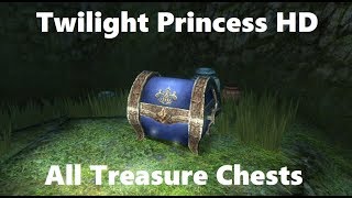 Twilight Princess HD  All Treasure Chest Locations [upl. by Williams]