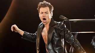 GRAMMYs 2021 Harry Styles Sings Watermelon Sugar in ELECTRIFYING Performance [upl. by Reemas]