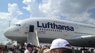 Lufthansa A380  Cabin Tour amp Cockpit Tag der Luftfahrt [upl. by Peer49]