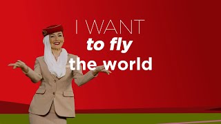 I Want To Fly the World  Emirates Airline [upl. by Naed19]