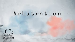 What is Arbitration Legal Terms [upl. by Hales]