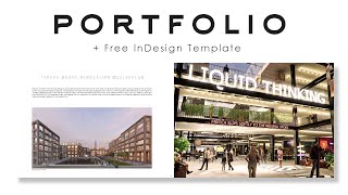 Architecture Portfolio InDesign Tutorial amp Free Template Give Away [upl. by Yeblehs480]