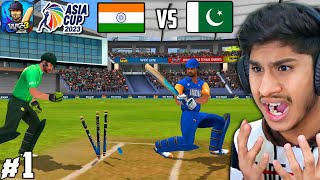 MATCH 3 INDIA VS PAKISTAN  ASIA CUP GAMEPLAY 1 [upl. by Aihseya]