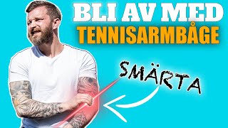 Tennisarmbåge  3 Enkla Övningar Som Funkar [upl. by Elvina]