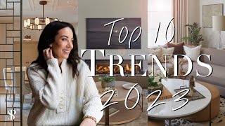 TOP 10 TRENDS FOR 2023  INTERIOR DESIGN [upl. by Dodds973]