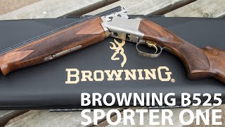 Browning B525 Sporter One Shotgun Review [upl. by Annmaria]