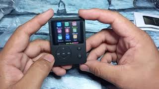 MP3 MP4 Player with FM Radio Review [upl. by Yenattirb483]