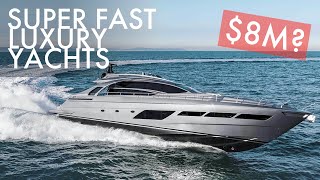 Top 5 Super Fast Luxury Yachts by Pershing Yachts  Price amp Features [upl. by Aritak]