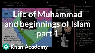 Life of Muhammad and beginnings of Islam part 1  World History  Khan Academy [upl. by Manya235]