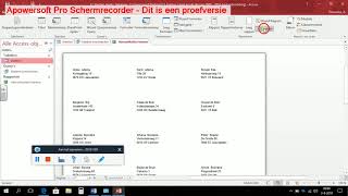 Access Etiketten maken [upl. by Adnilem716]