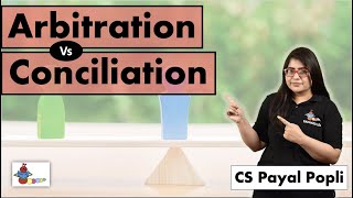 How is Arbitration different from Conciliation ARBITRATION Vs CONCILIATION [upl. by Halden]