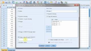 SPSS Grouped frequency table [upl. by Jonell]